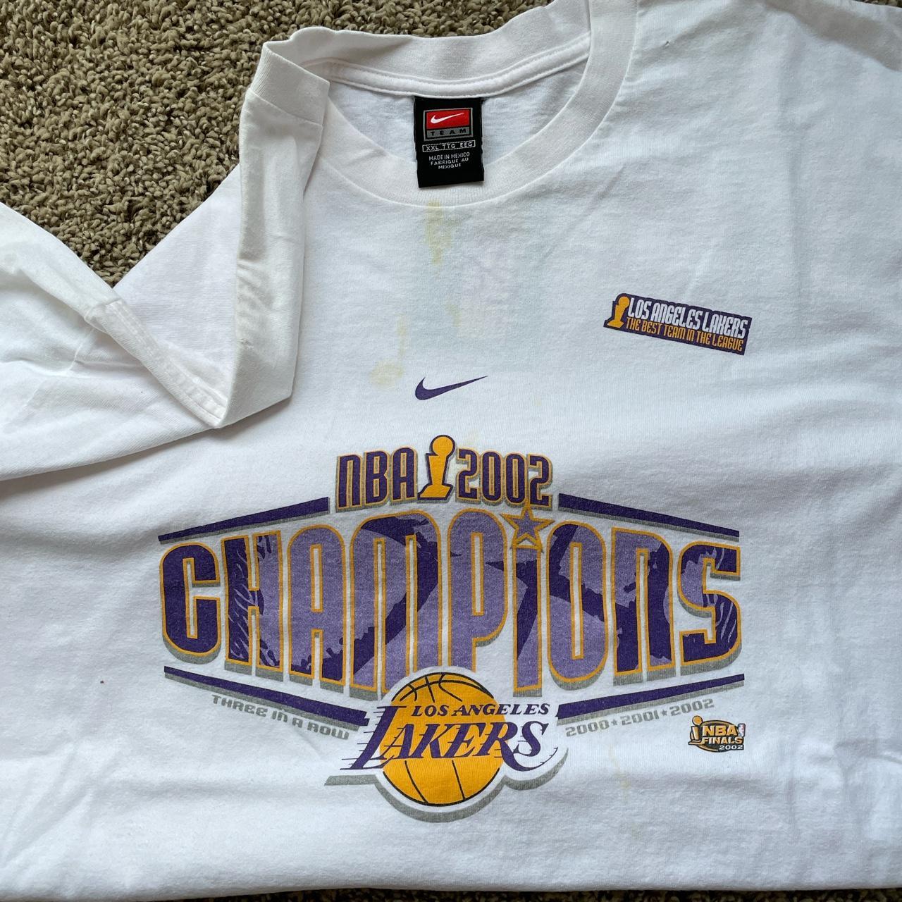 Vintage Los Angeles Lakers Nike Center Swoosh - Depop