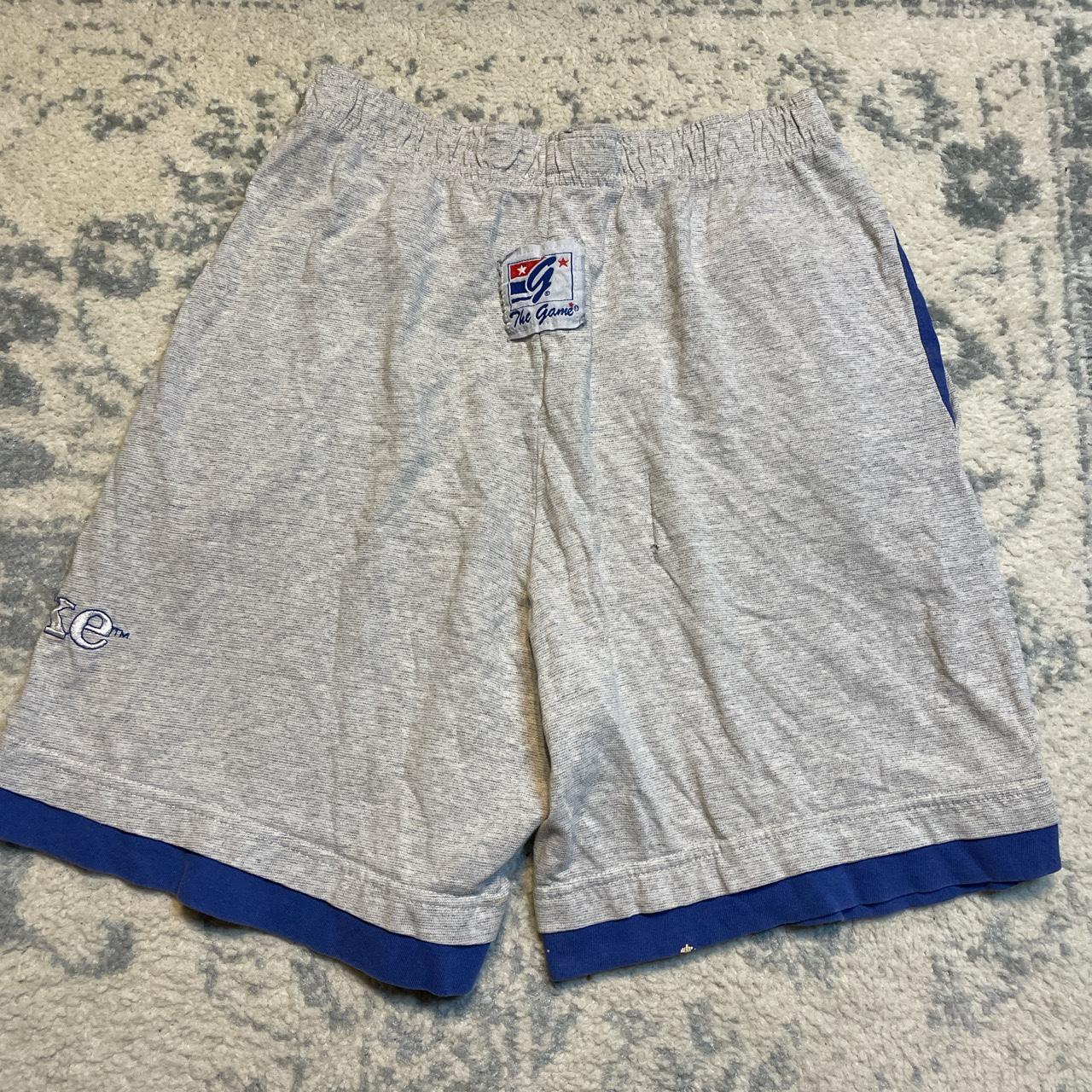 Duke Men's Grey and Blue Shorts (2)