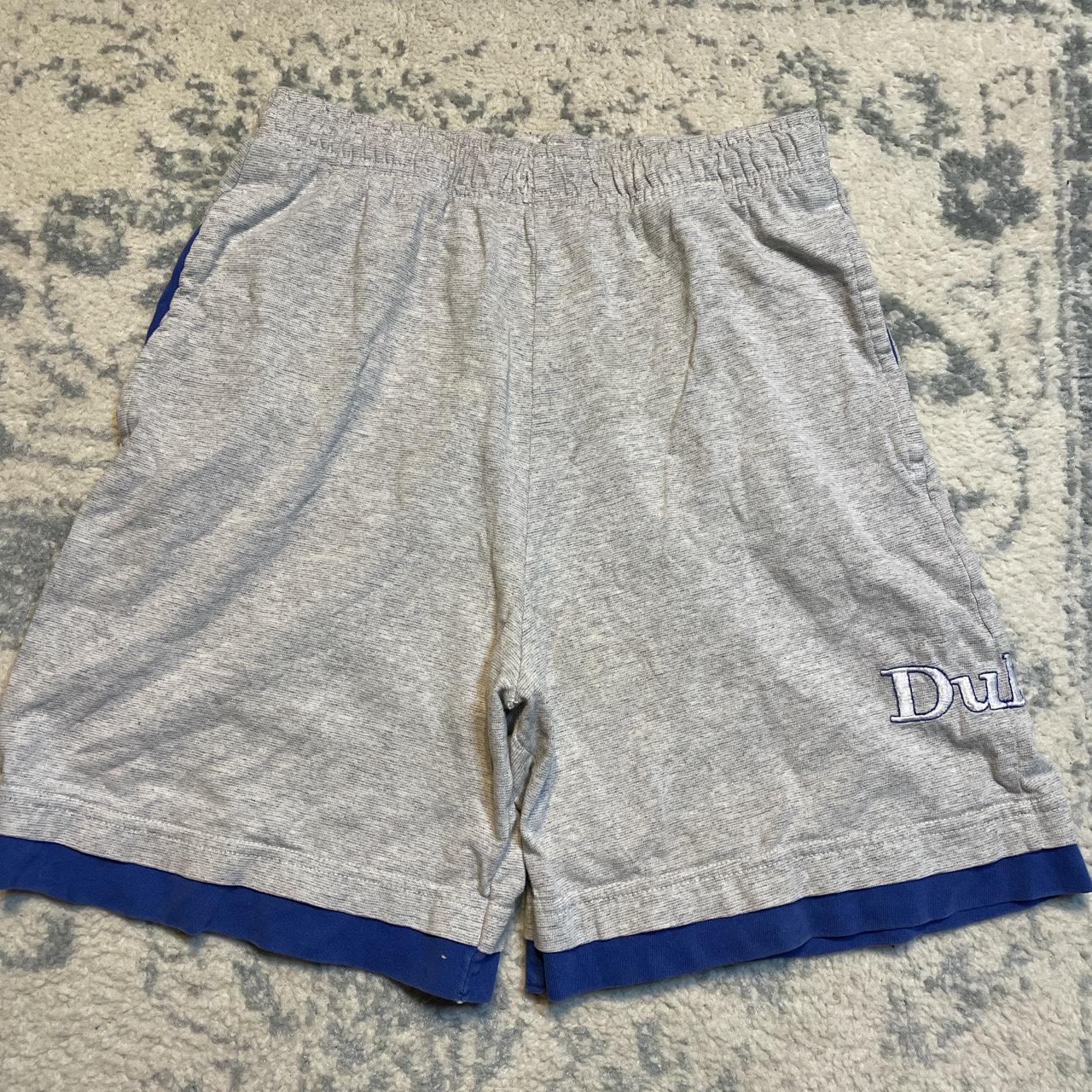Duke Men's Grey and Blue Shorts (3)