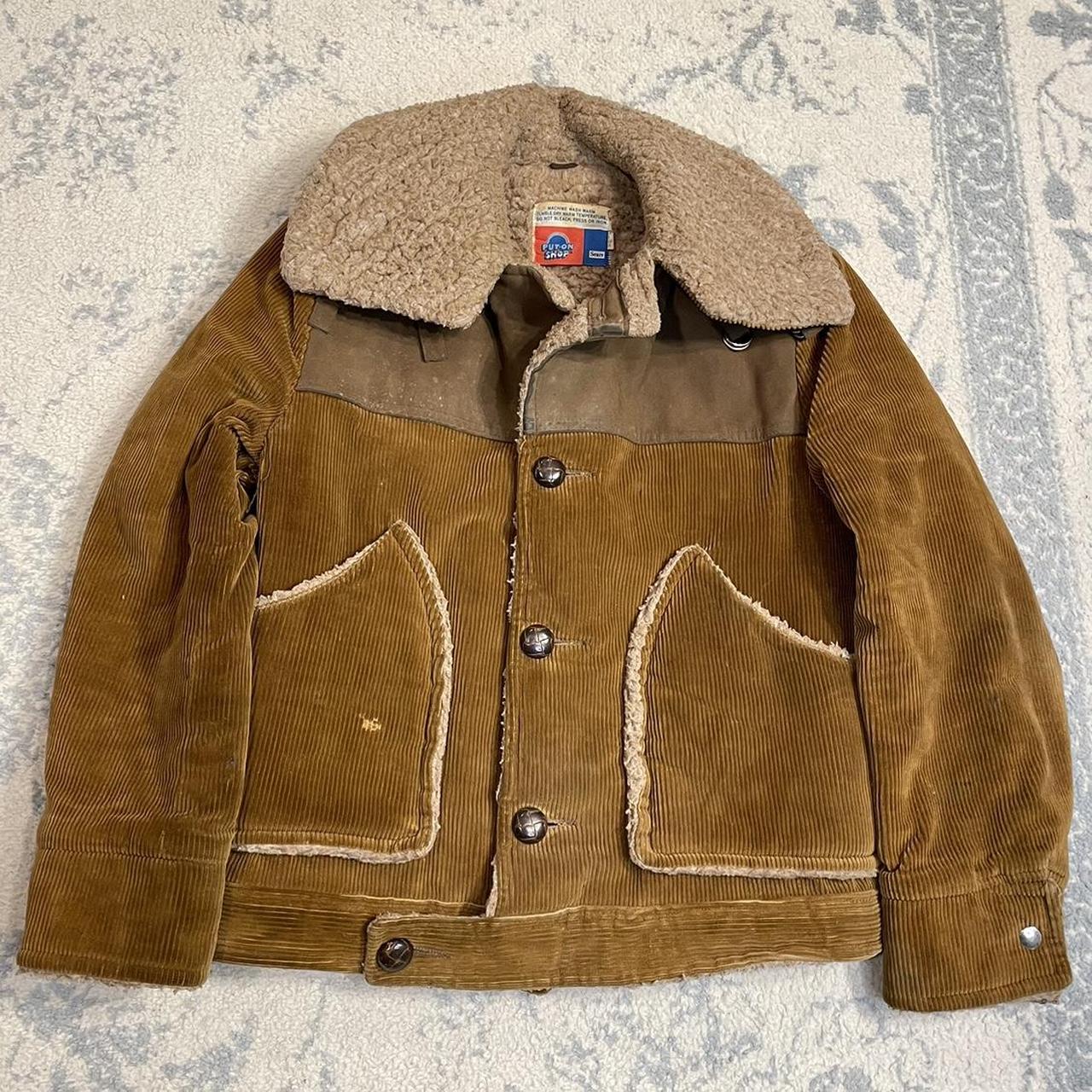 Vintage 60s/70s Sears Corduroy/Wool Jacket flaws... - Depop
