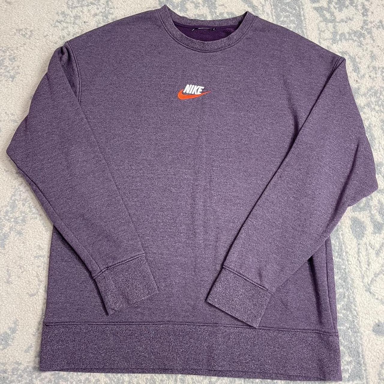 mens nike purple sweatshirt