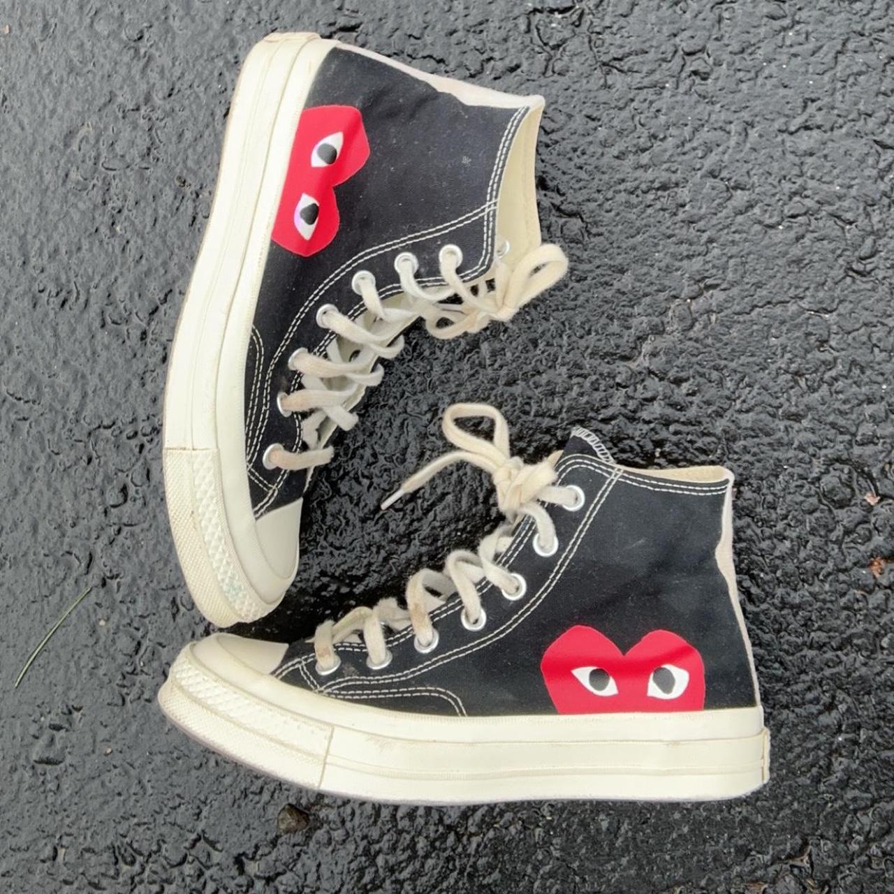 Comme des garcons hotsell converse size 6 full