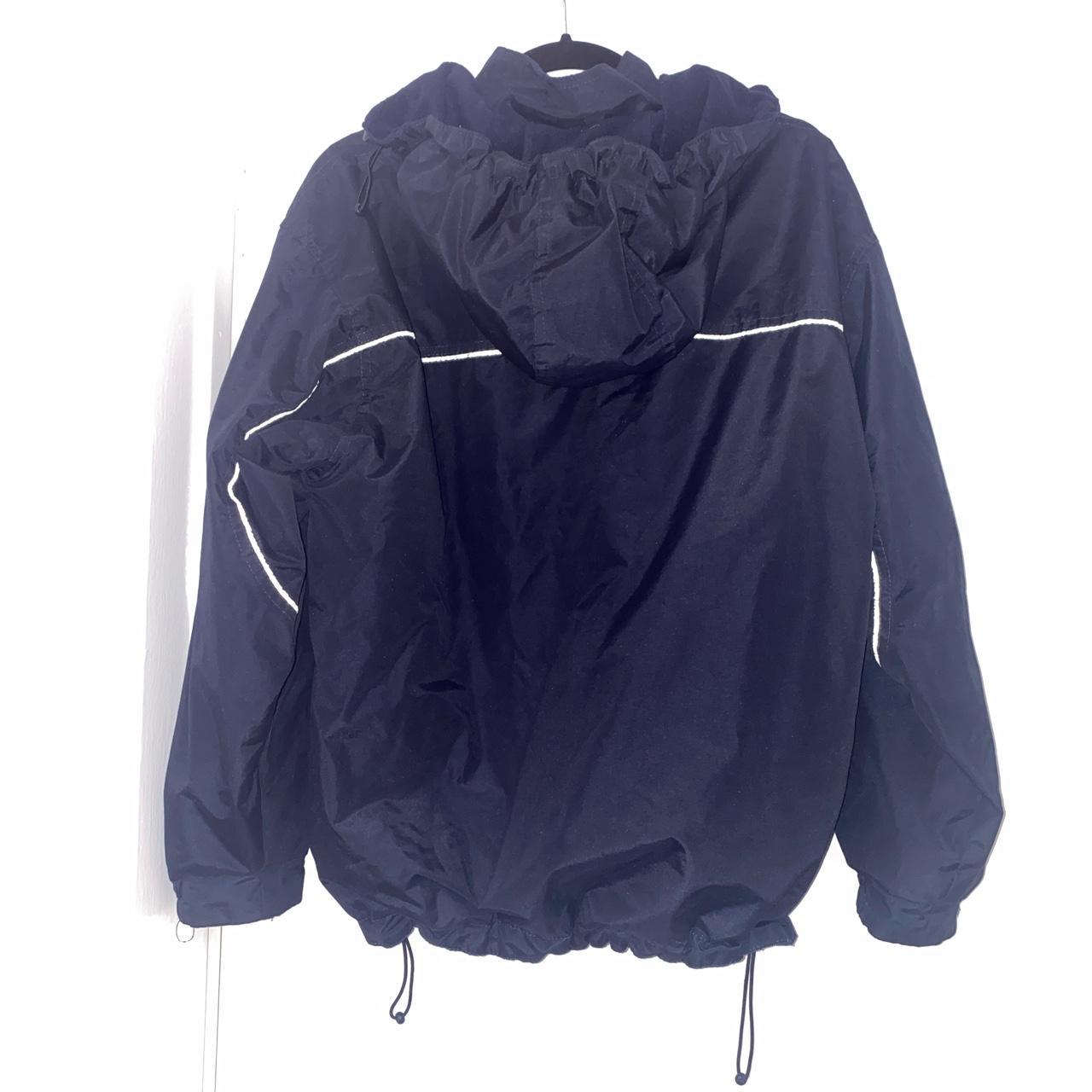 Monterey Bay Otter Reversible Navy Blue Windbreaker... - Depop