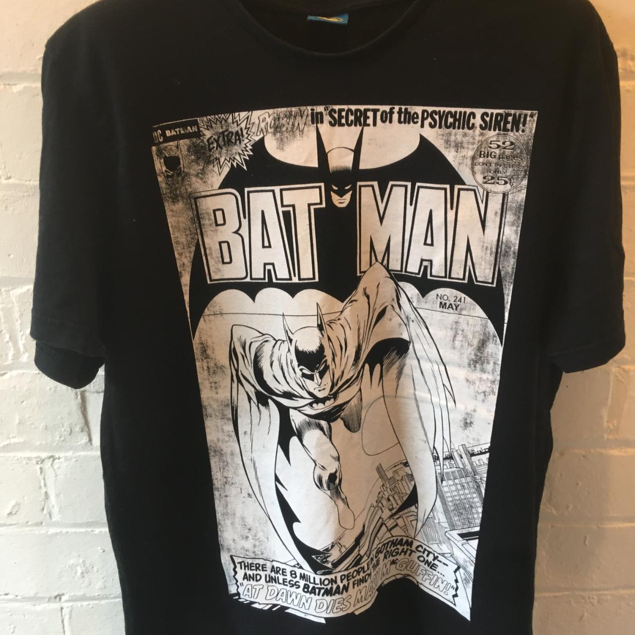 Batman Comic T SHIRT excellent Goth p2p 20 