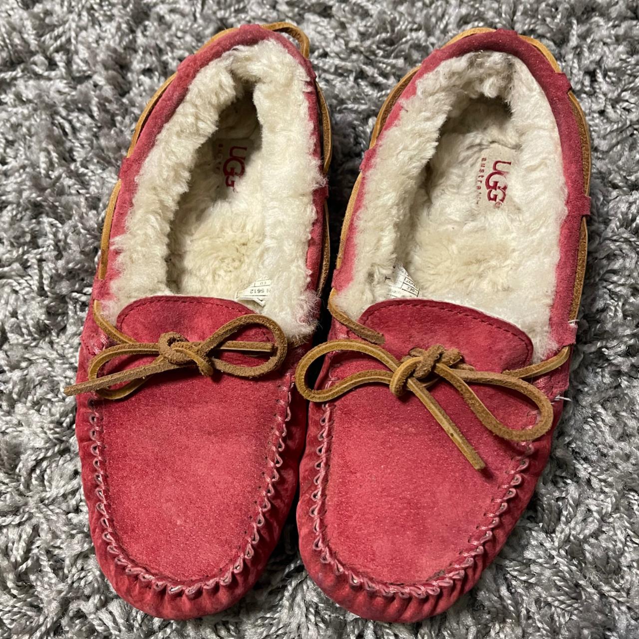 UGG Women's Pink Slippers | Depop