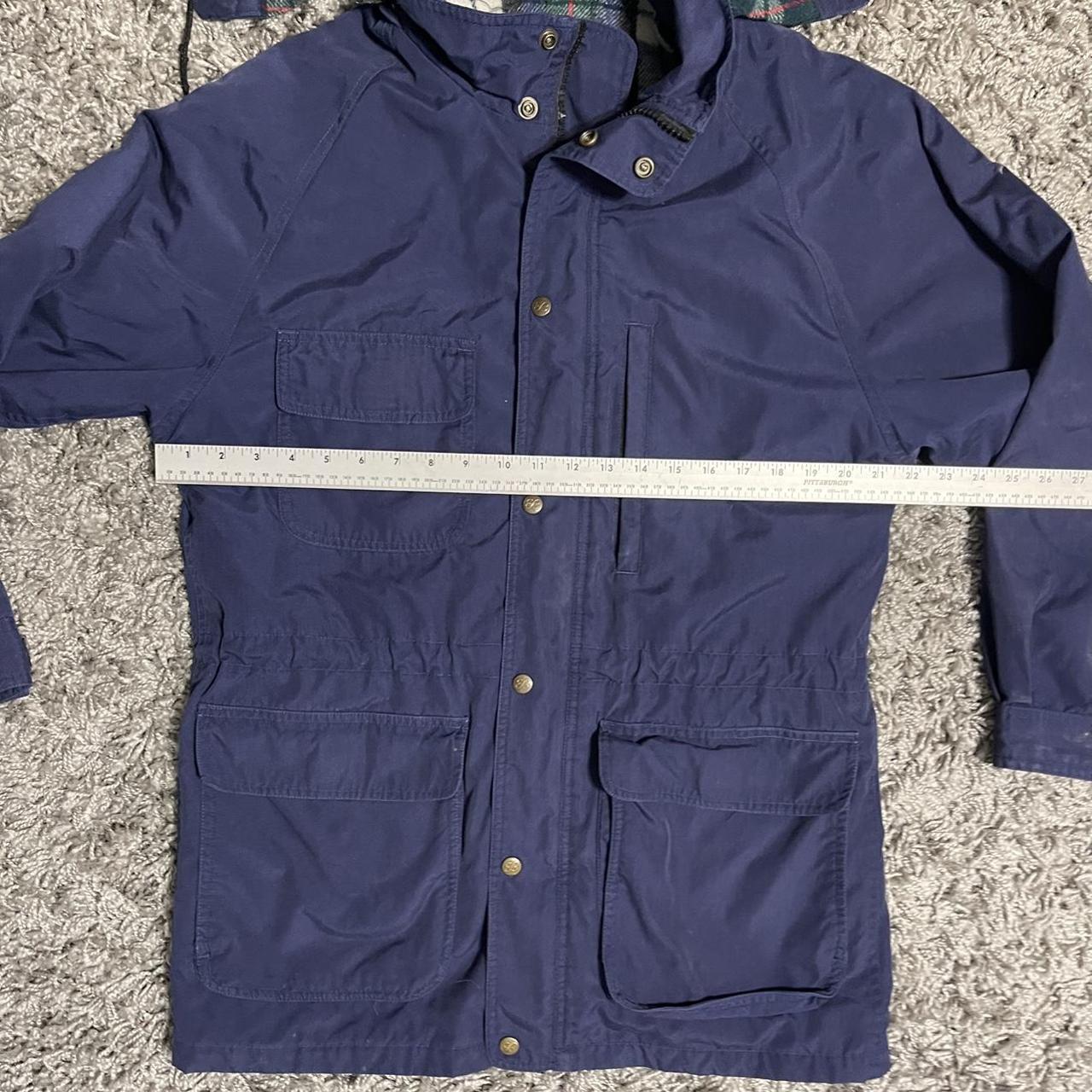 Eddie Bauer Men's Navy Jacket | Depop