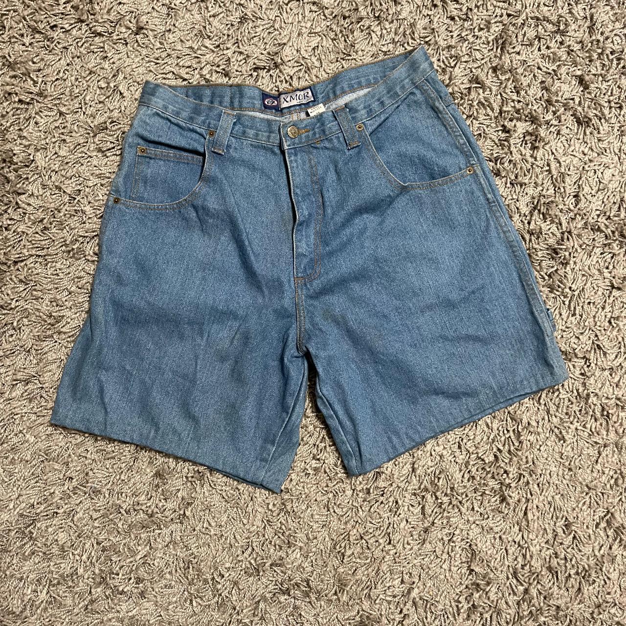 JNCO Men's Blue Shorts | Depop