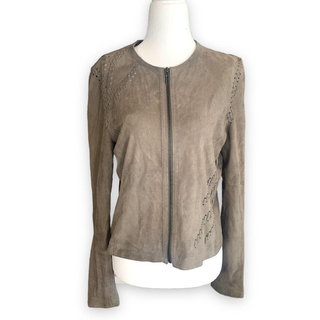 Elie tahari shop suede jacket