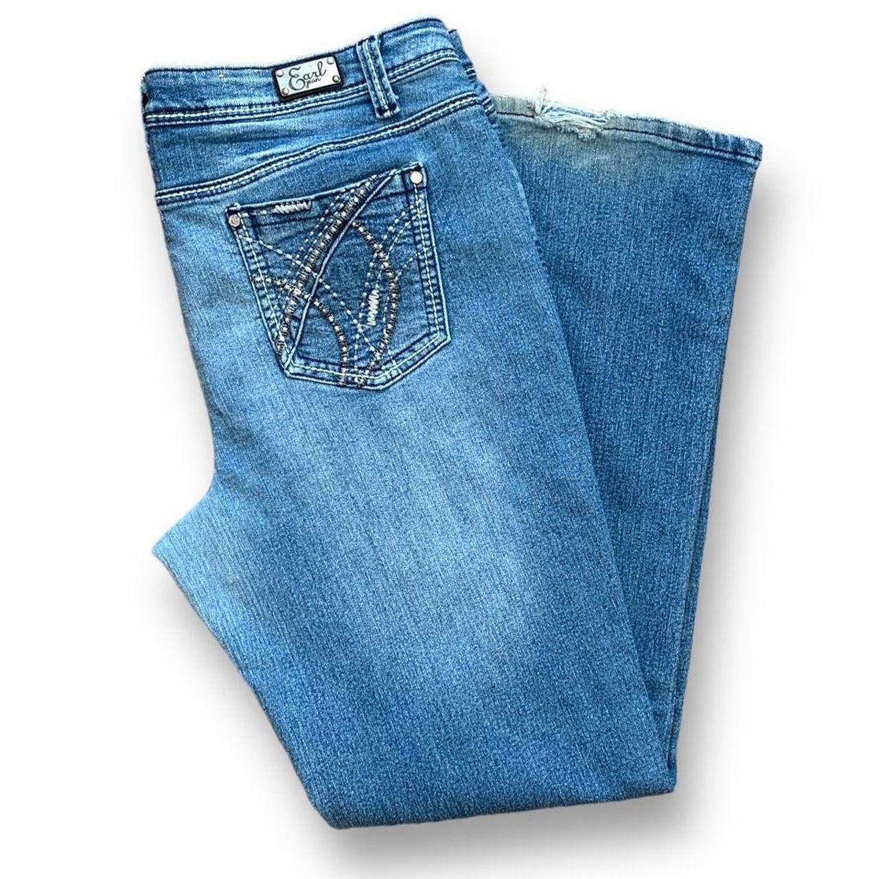 Embellished Bootcut Jeans Earl Jeans Size - Depop