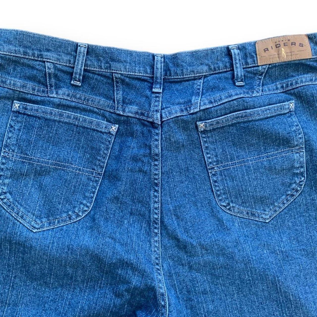 Plus Size Lee Blue Denim Relaxed Fit Mid Rise - Depop