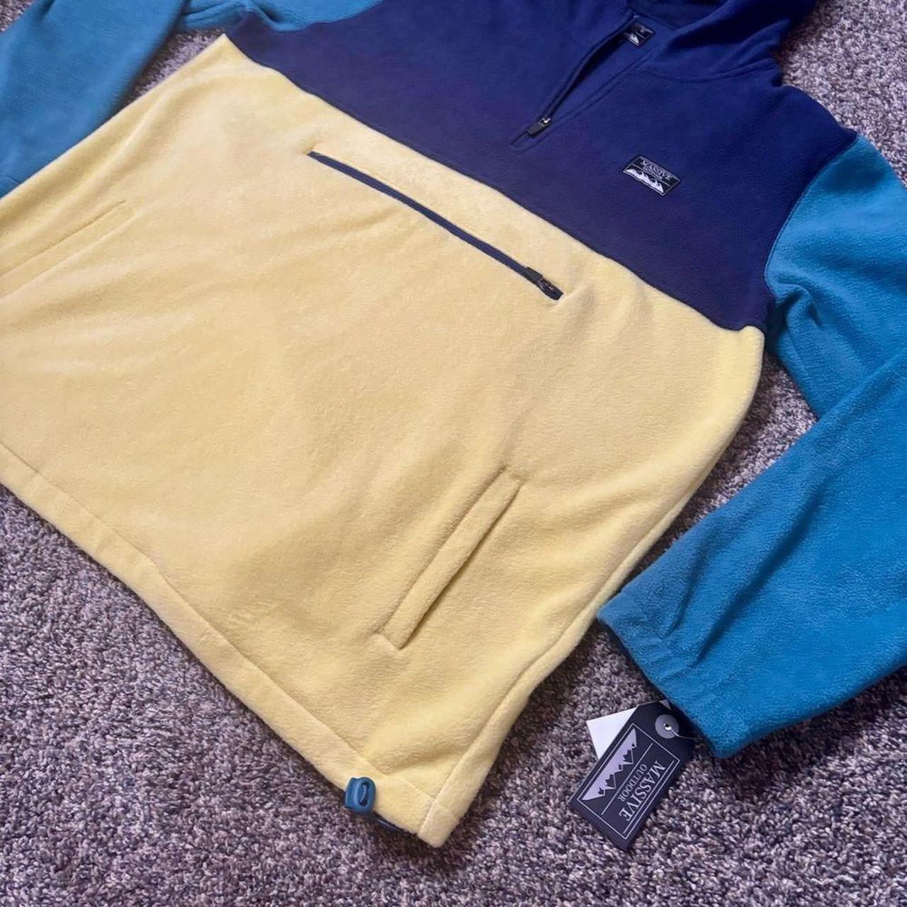 Source Unknown Men's Jacket - Blue/Yellow - XL – … - image 2