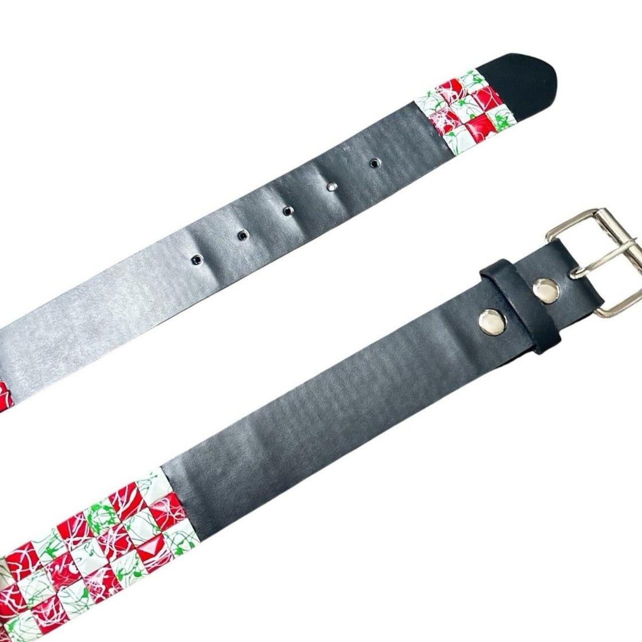 Source Unknown Men's Belt - Black/White – This pr… - image 5