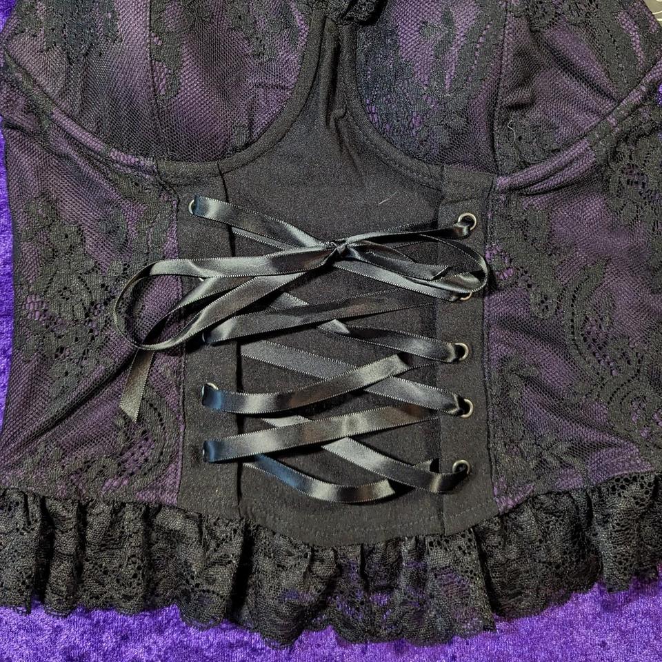 Women's corset KILLSTAR - Vampire Bait - PLUM - KSRA002215 