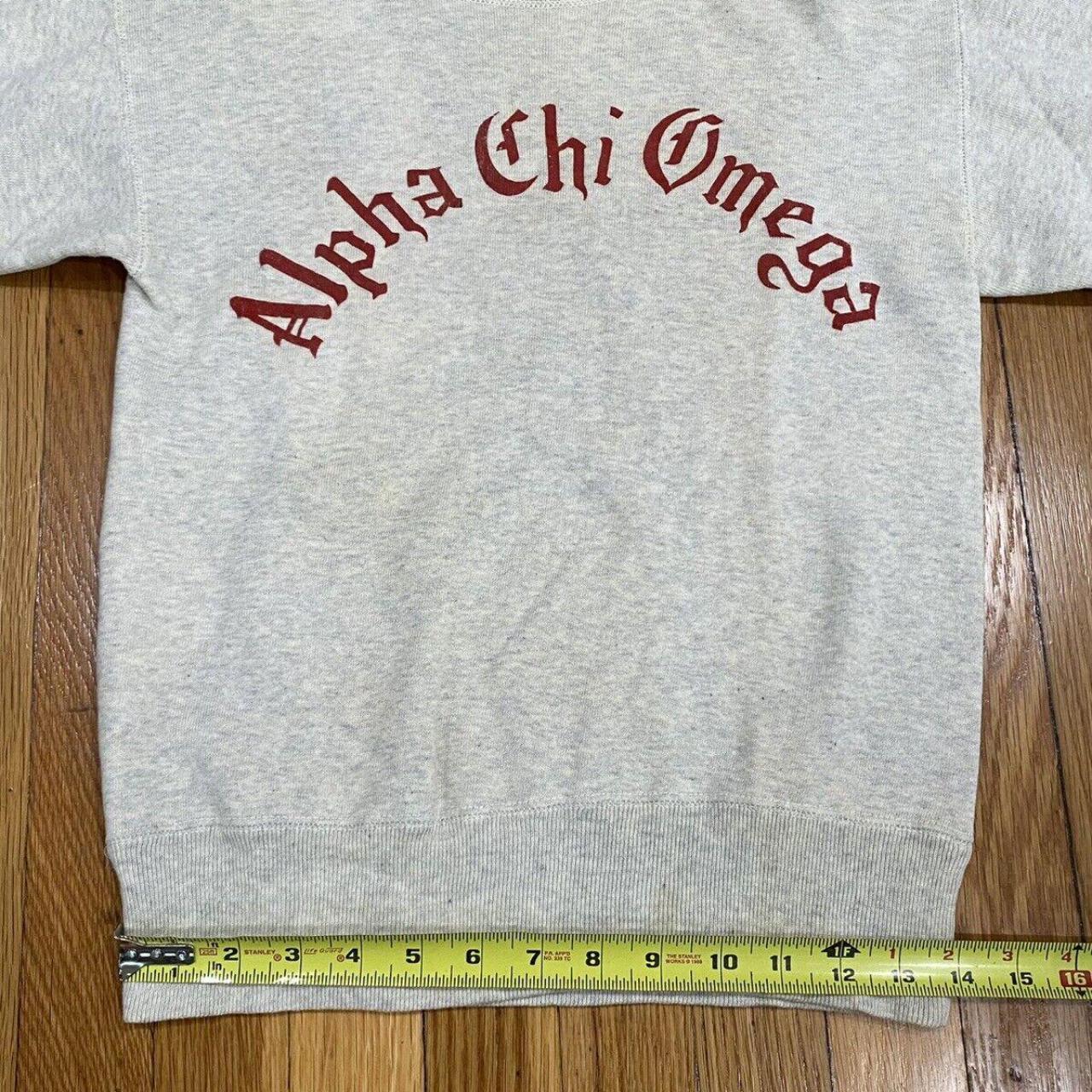 Vintage 1950 s Champion Sweatshirt Alpha Chi Omega Depop