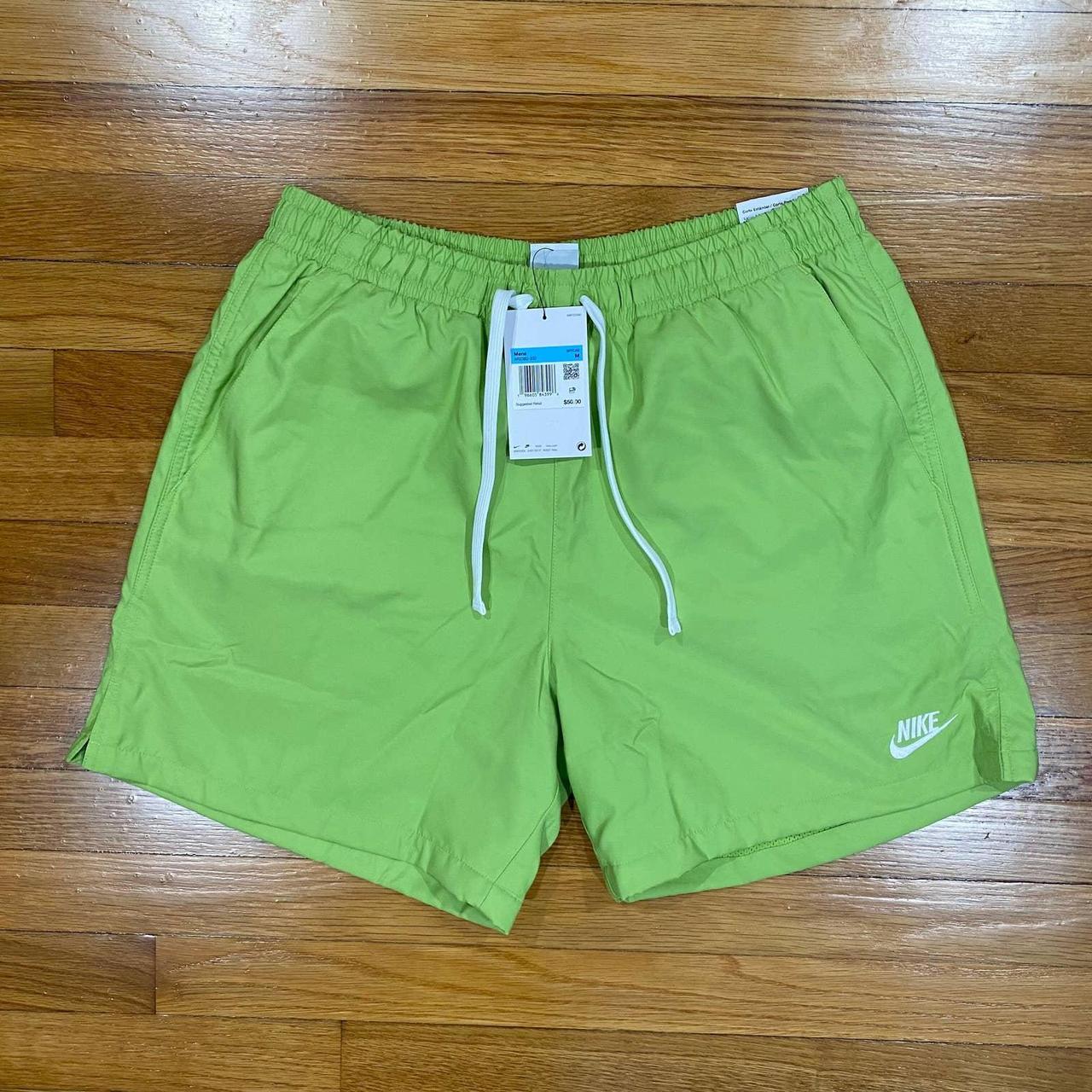 Nike Shorts Mens Medium Vivid Green Sportswear... - Depop