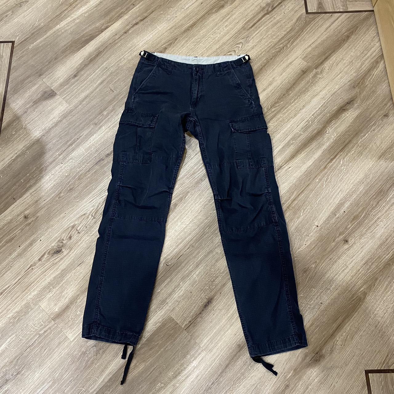 Carhartt Men's Black Trousers | Depop