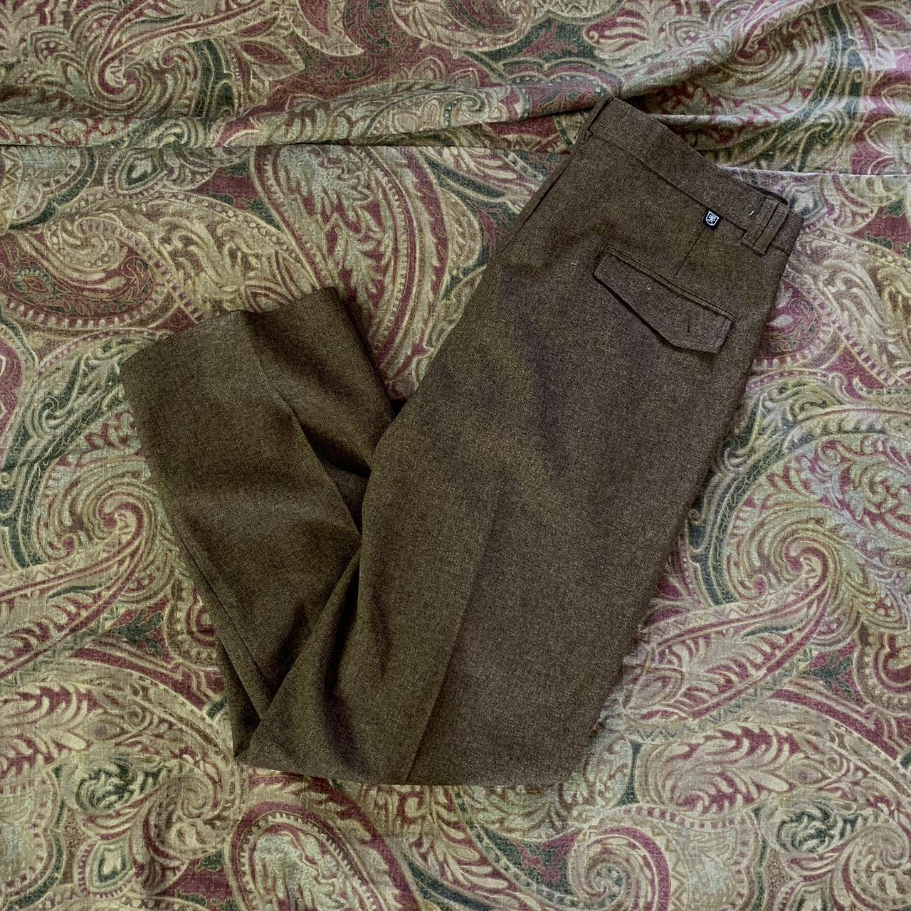 brown Stacy Adams dress pants size 36W x 30L -... - Depop