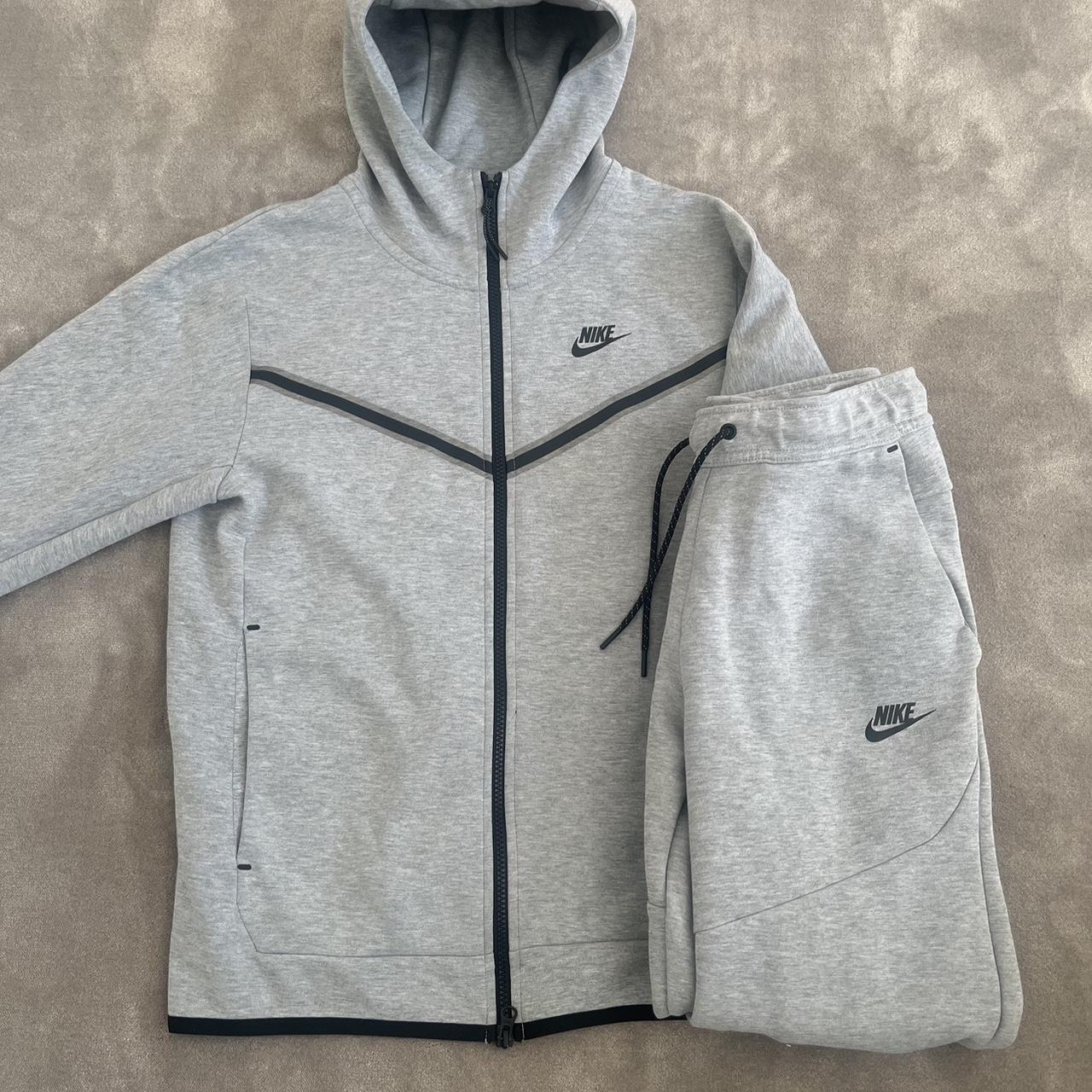 nike grey tech fleece sweatshirt