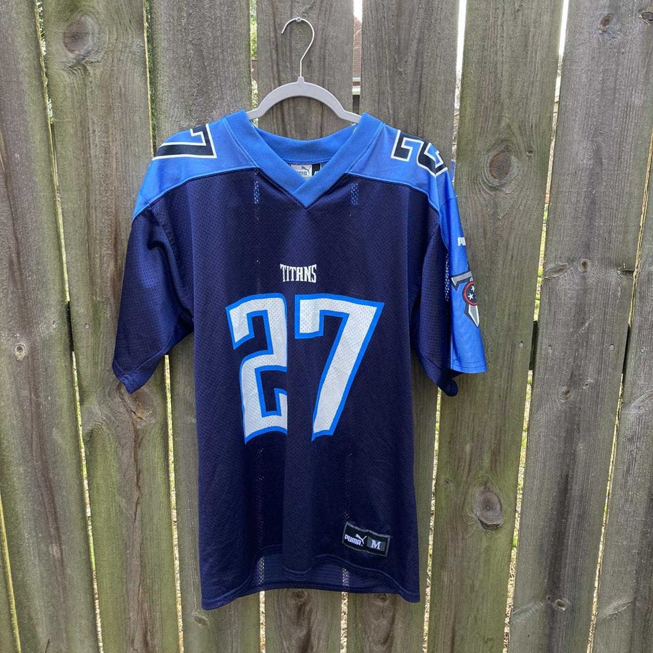 Tennessee Titans George 27 cut off jersey. Perfect - Depop