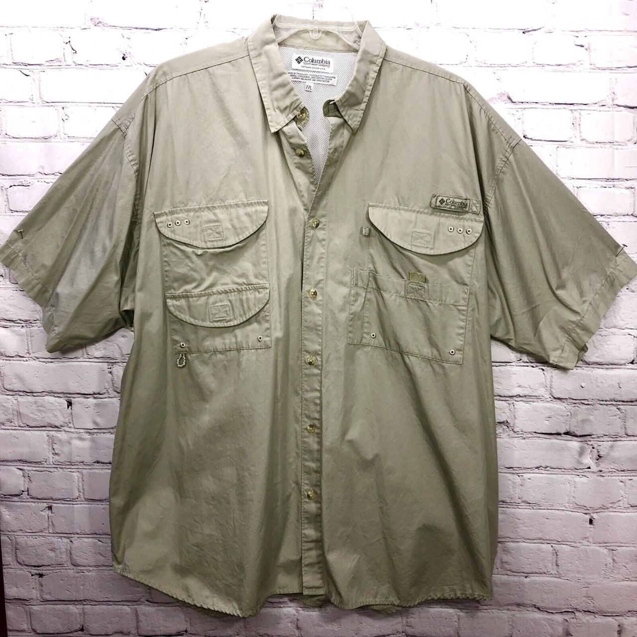 Columbia Sportswear Men's Khaki Top | Depop