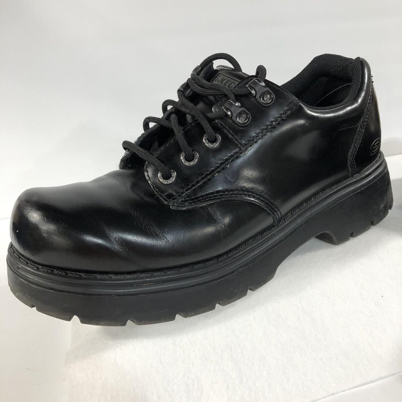 Skechers Men's Black Oxfords | Depop