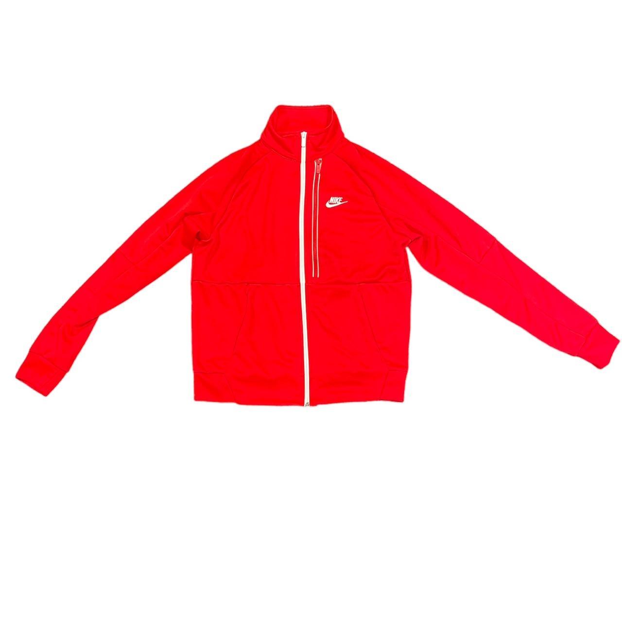 Nike tribute jacket on sale red