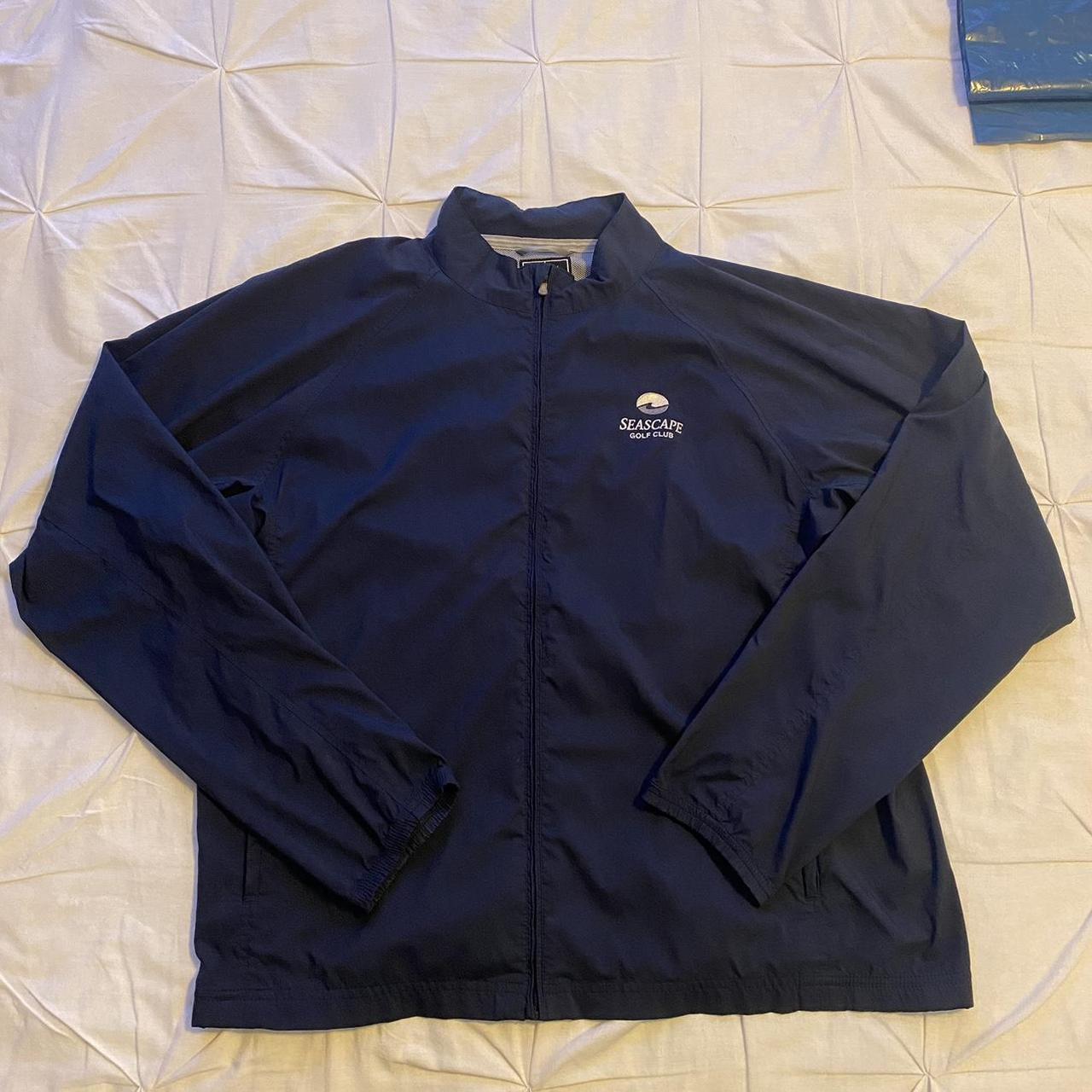 Adidas Men's Navy Jacket | Depop