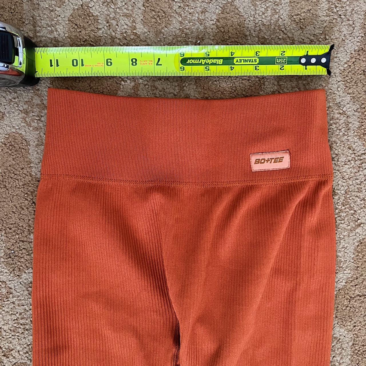 Selling my orange bo+tee leggings Size xs Perfect - Depop