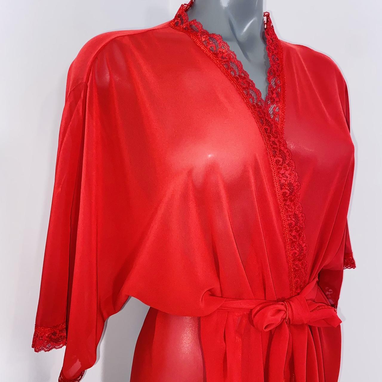 St Michael Women's Red Robe Depop