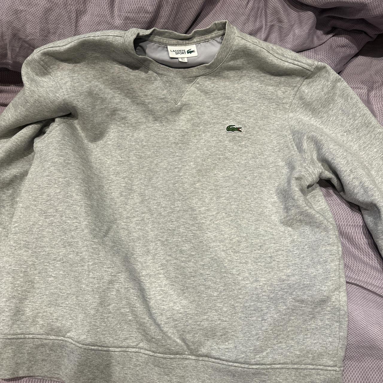 Grey Lacoste jumper extremely good condition