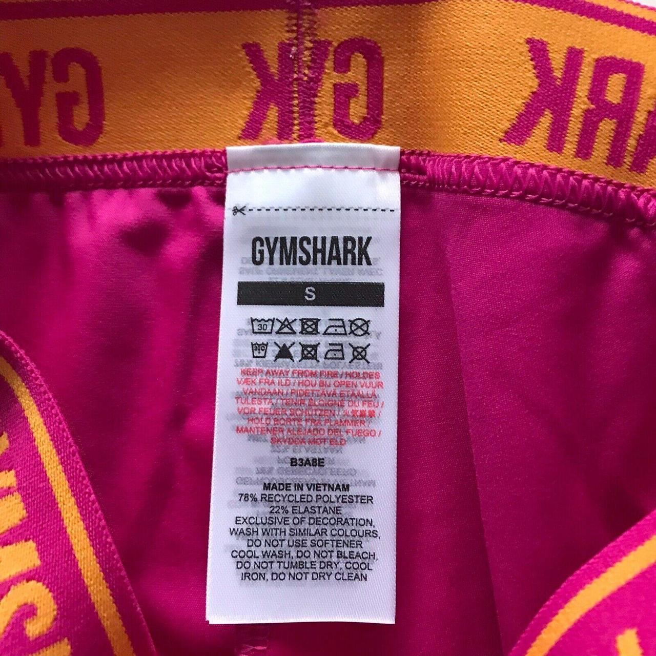 Gymshark Strike High Waisted Side Seam Cycling Shorts B3A8E