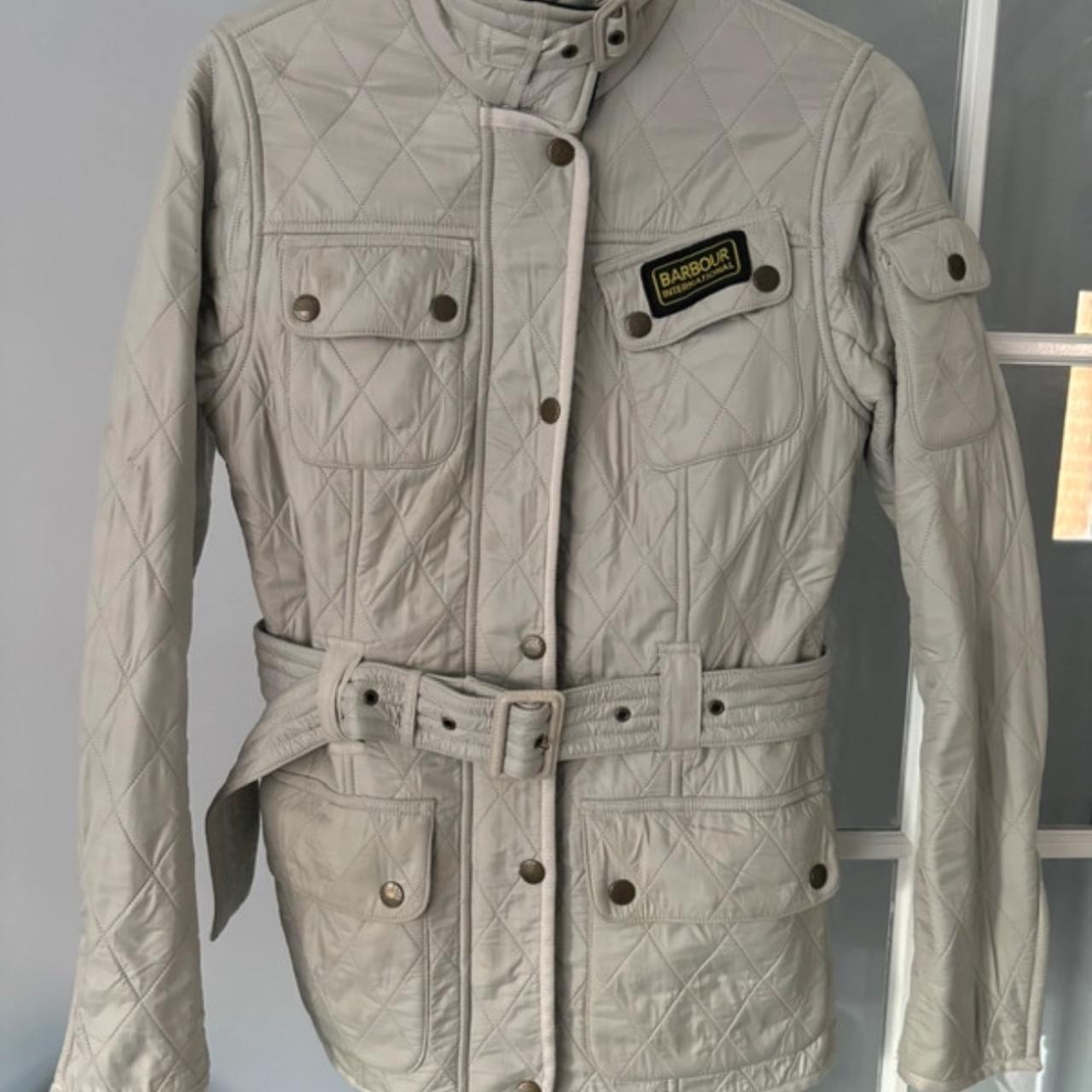 Barbour Quilted Beige Jacket with