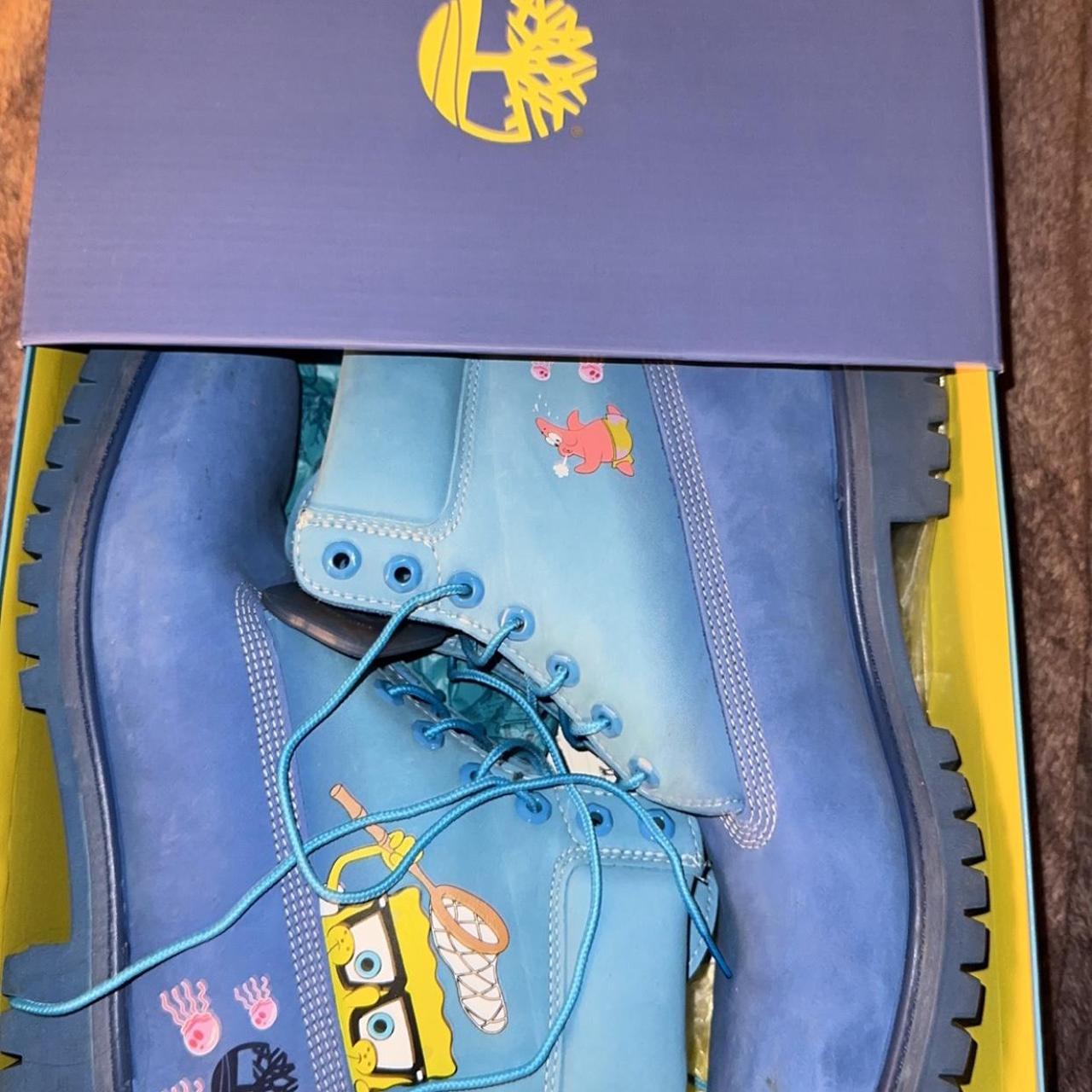 mens timberland boots spongebob