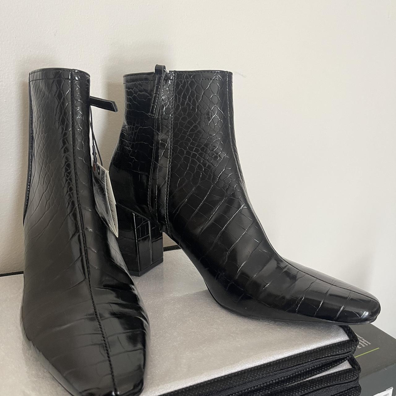 zara crocodile boots
