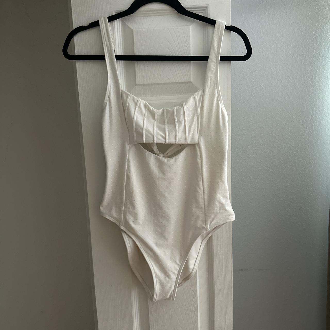 MinkPink Women's White Swimsuit-one-piece
