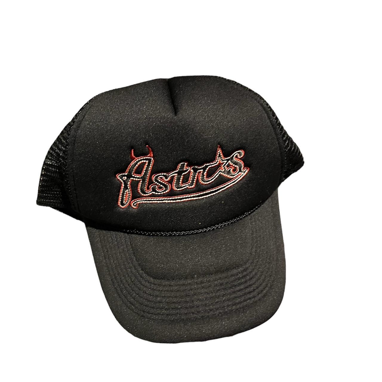 Houston Astros Hat simple red and black astros hat - Depop