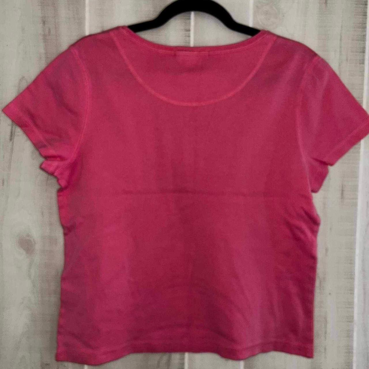 Sigrid Olsen Short Sleeve Pink Tshirt Great... - Depop