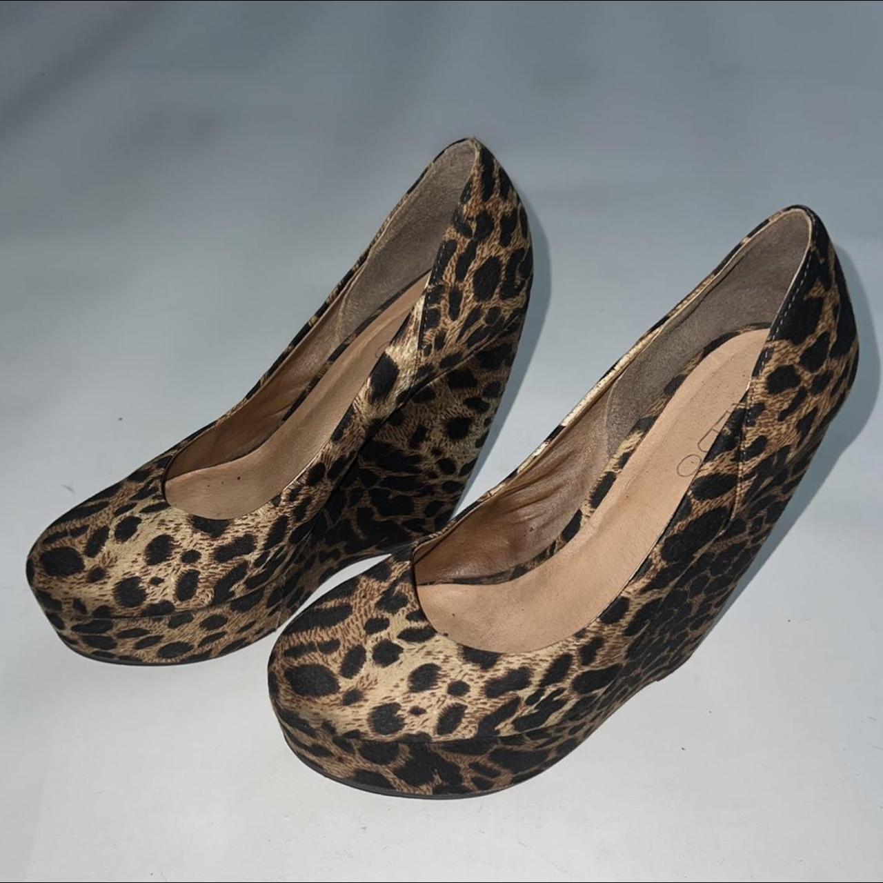 Aldo hotsell cheetah heels