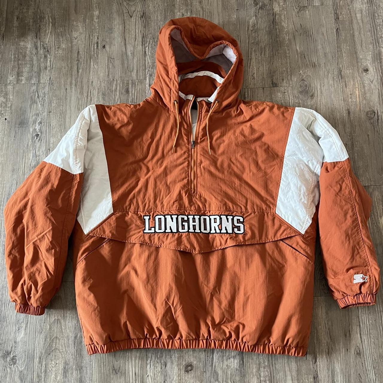 Starter Texas Longhorns Puffer Jacket Used but in... Depop