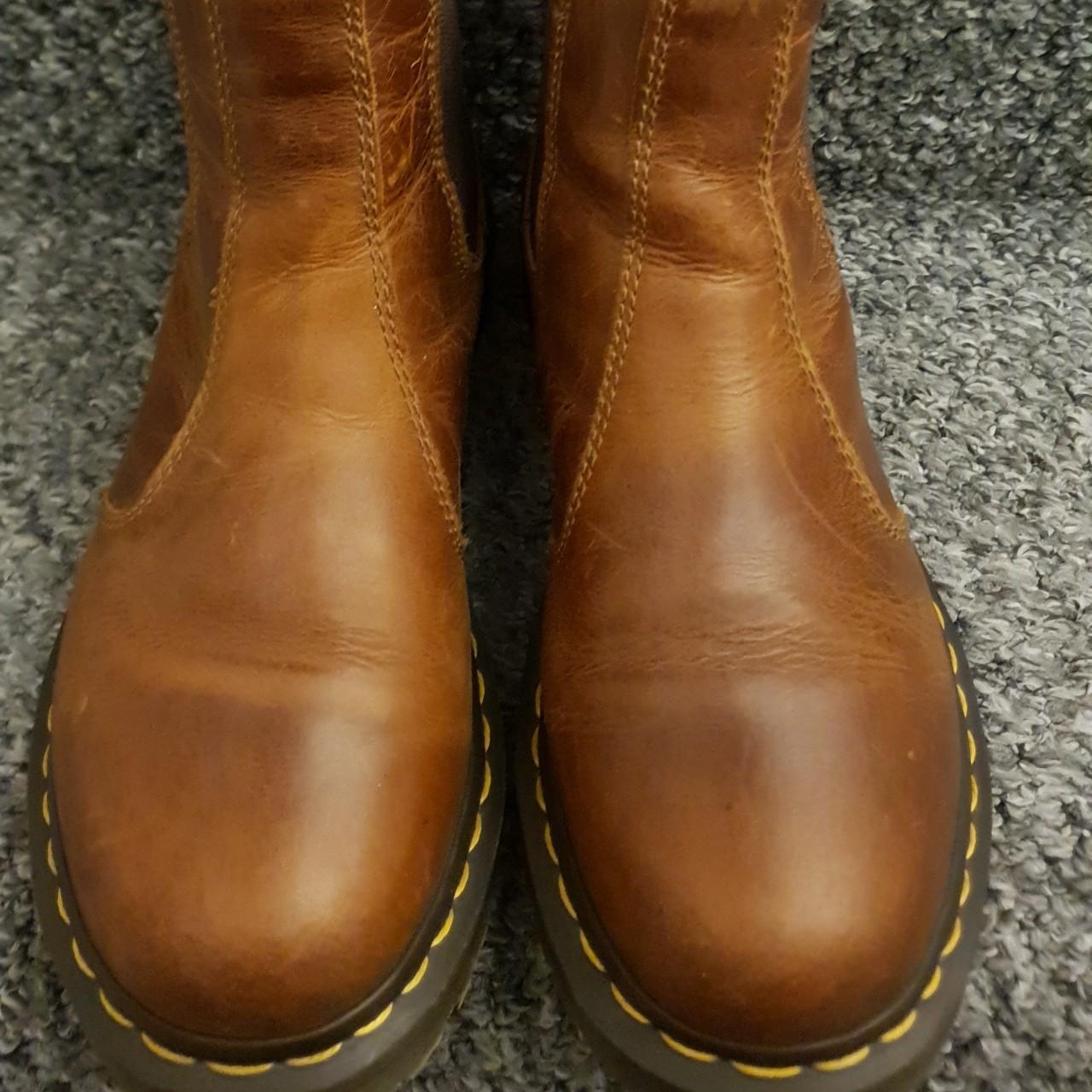 Dr Martens 2976 Leonore Faux Fur Lined Butterscotch... Depop