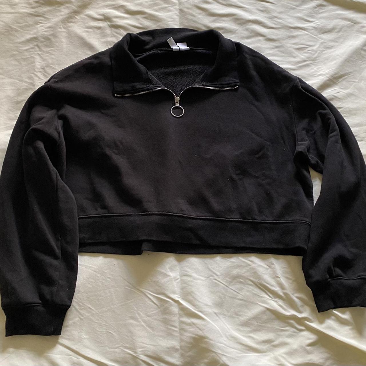H&M Women's Black Jumper Depop