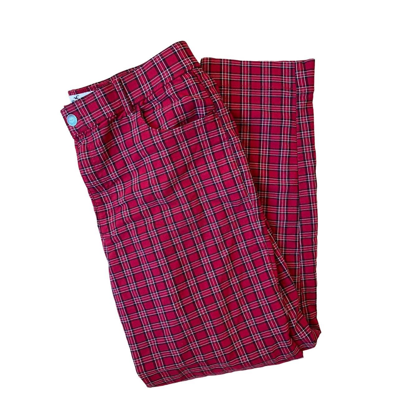 Hollister tartan trousers store