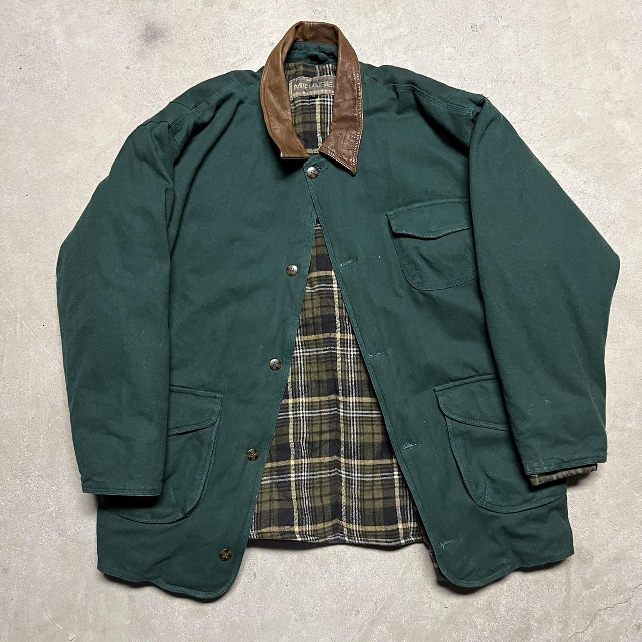 Men's Brown and Green Jacket | Depop