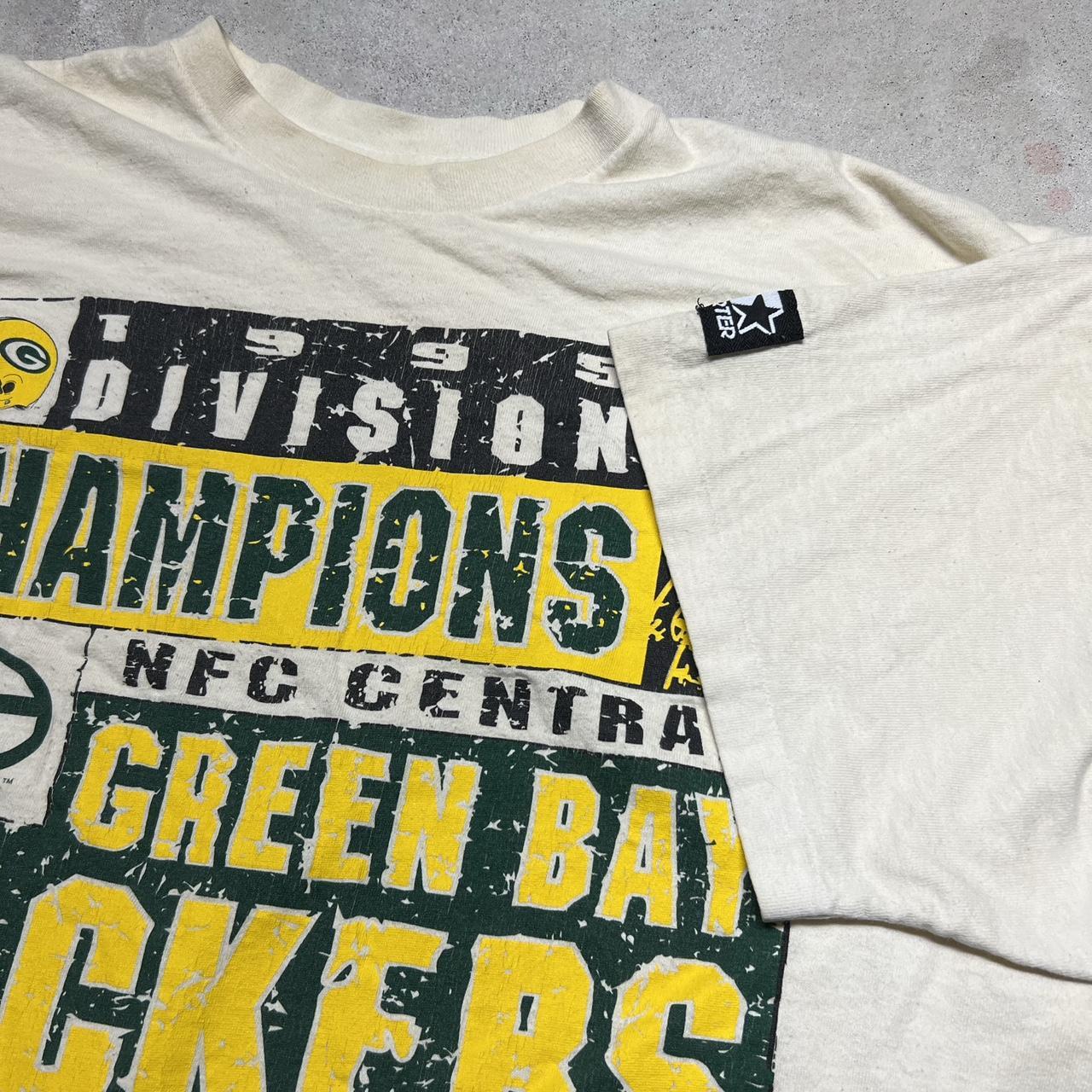 Vintage 1995 Green Bay Packers tee. 3/4 sleeve. - Depop