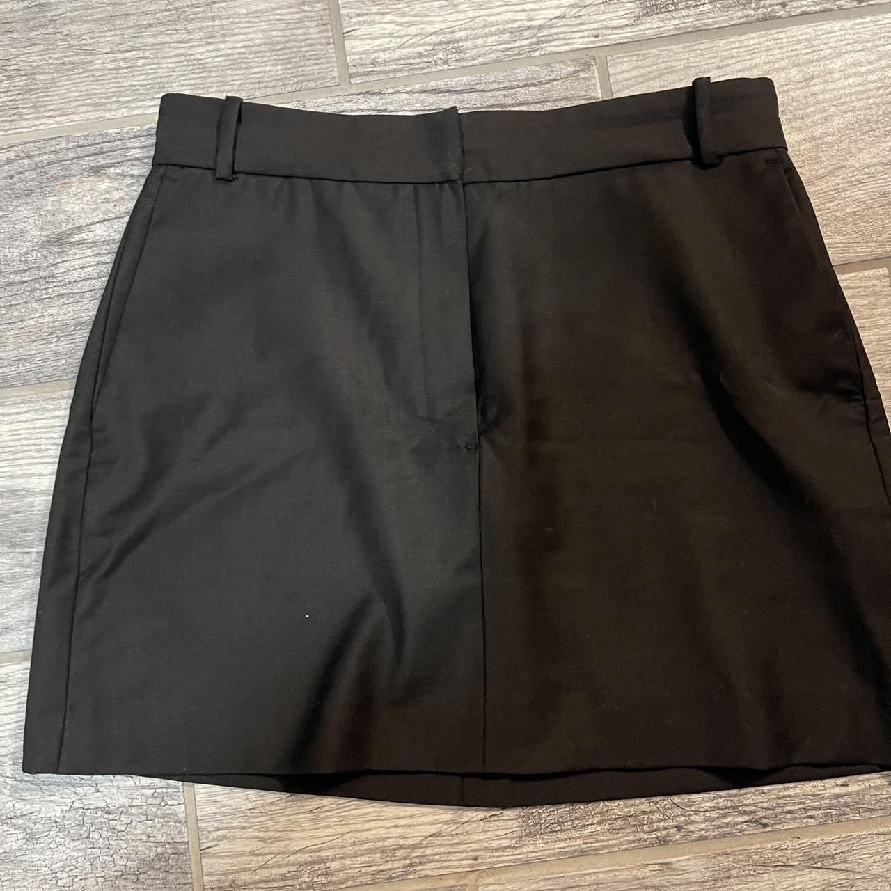 Zara wool blend mini skirt - Depop