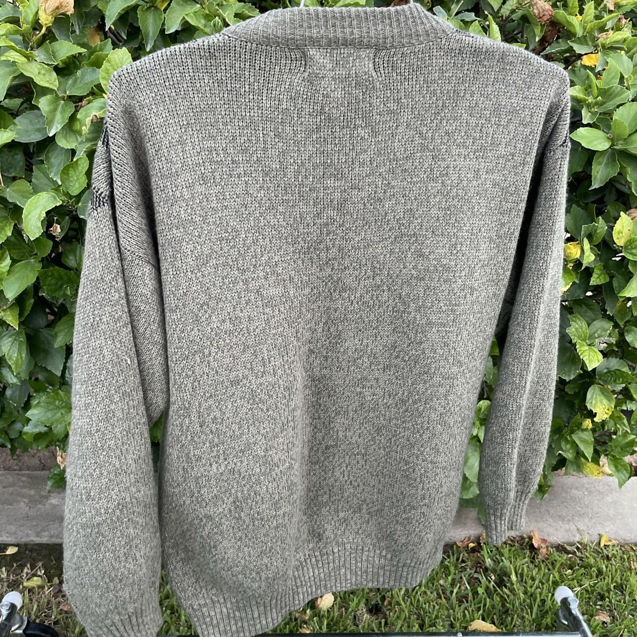 Reclaimed Vintage unisex plated rib knit sweater in green acid wash