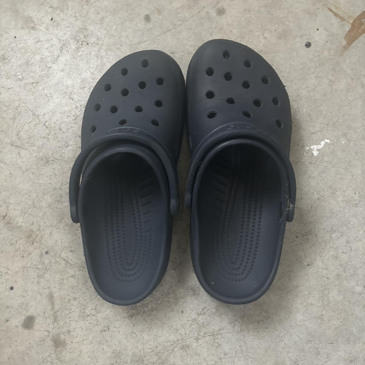 blue crocs — will include pack of jibbitz only dirty... - Depop