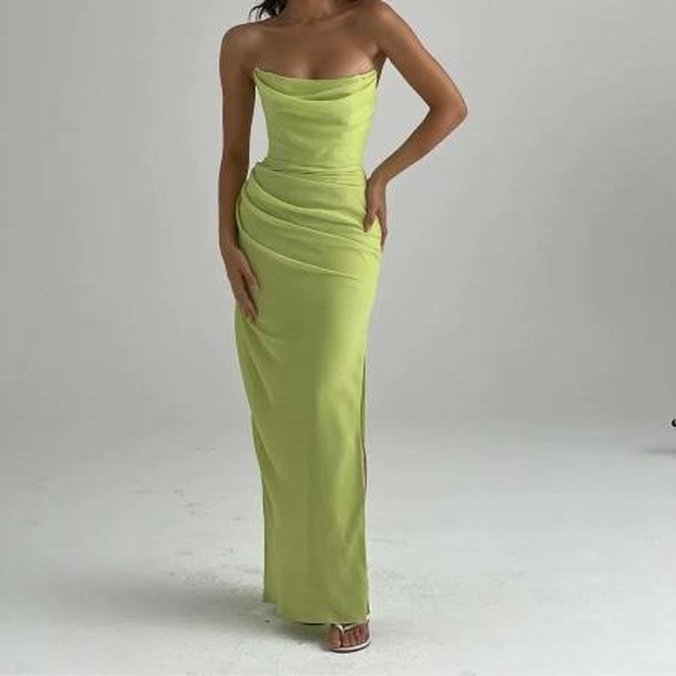 House of cb lime green dress sale