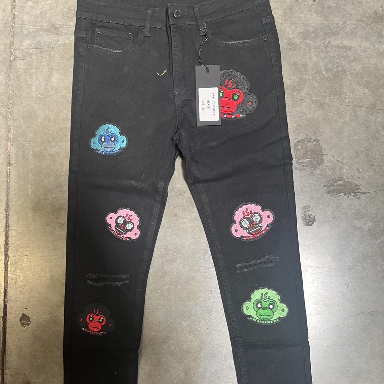 NBA YoungBoy denim bundle 3 pairs for 75 (mix... Depop