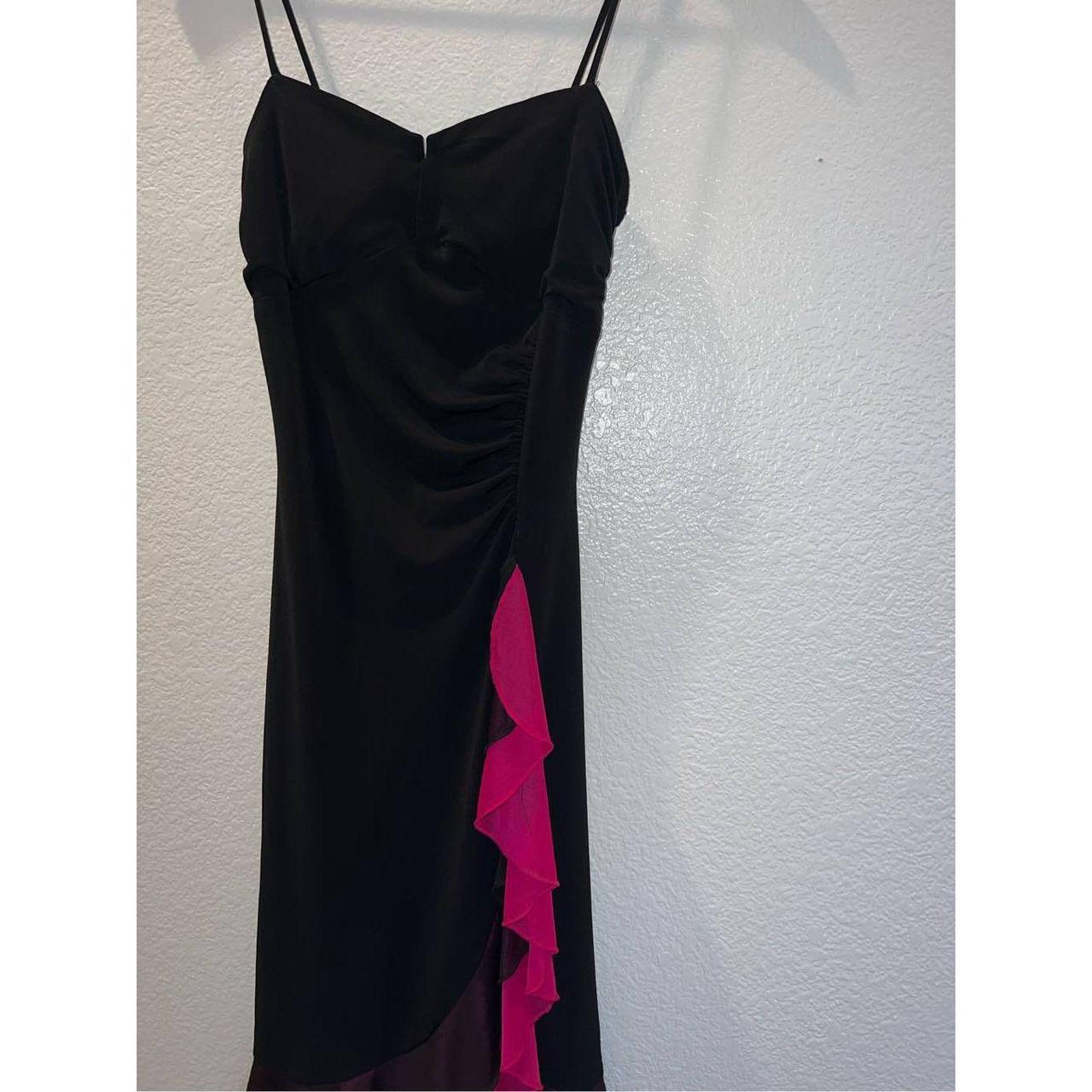 Ruby Rox Women's Black and Pink Dress (2)